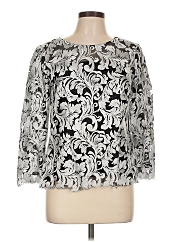 Alex Evenings 3/4 Sleeve Blouse (view 1)