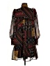 Julia Jordan 100% Polyester Paisley Black Casual Dress Size 8 - photo 2