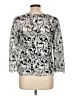 Alex Evenings Silver 3/4 Sleeve Blouse Size L - photo 2
