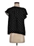 Anne Klein Polka Dots Black Short Sleeve Blouse Size XS - photo 1