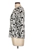 Alex Evenings Silver 3/4 Sleeve Blouse Size L - photo 5