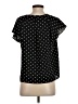 Anne Klein Polka Dots Black Short Sleeve Blouse Size XS - photo 2