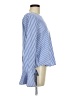 JOA 100% Polyester Blue Long Sleeve Blouse Size M - photo 4