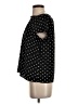 Anne Klein Polka Dots Black Short Sleeve Blouse Size XS - photo 5