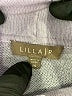 Lilla P 100% Cashmere Stripes Gray Cashmere Pullover Sweater Size XS - photo 7