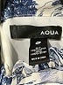 Aqua 100% Polyester Print Blue Cocktail Dress Size M - photo 7