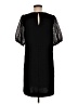 Ann Taylor 100% Polyester Black Casual Dress Size 6 - photo 2