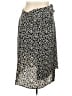Point Sur 100% Silk Print Black Silk Skirt Size XXL - photo 1