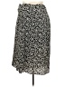 Point Sur 100% Silk Print Black Silk Skirt Size XXL - photo 2