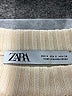 Zara Stripes Ivory Turtleneck Sweater Size S - photo 8