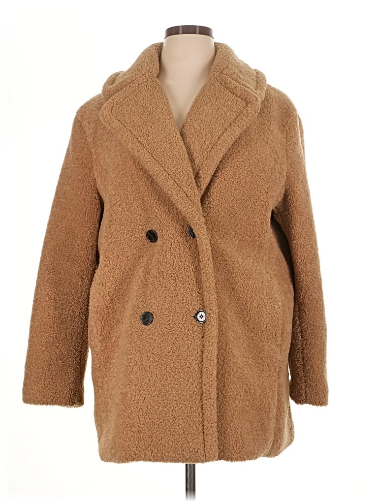 Pre-owned Kensie Coat In Brown