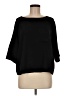 Express 100% Polyester Black 3/4 Sleeve Top Size M - photo 1
