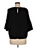 Express 100% Polyester Black 3/4 Sleeve Top Size M - photo 2
