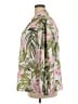 Unbranded 100% Polyester Floral Pink Long Sleeve Blouse Size 2X - photo 5
