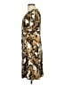 Etcetera Print Gold Cocktail Dress Size 2 - photo 5