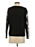 Hi-Line Black Long Sleeve Top Size S - photo 2