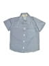 Assorted Brands Solid Blue Short Sleeve Button-Down Shirt Size 3 - photo 1
