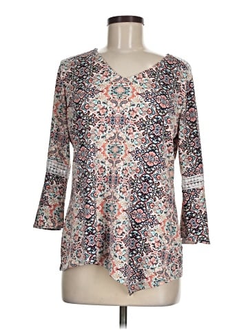 New Directions 3/4 Sleeve Blouse (view 1)