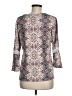 New Directions Silver 3/4 Sleeve Blouse Size M - photo 2