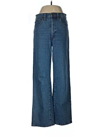 Madewell The Tall Perfect Vintage Wide-Leg Crop Jean in Montclare Wash (view 1)