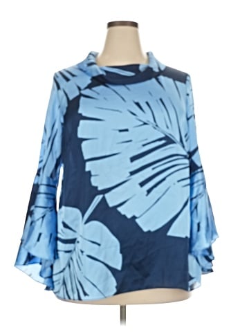 Dennis by Dennis Basso 3/4 Sleeve Blouse (view 1)
