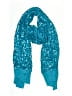 IMAN Teal Blue Scarf One size - photo 1
