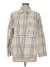 Splendid 100% Cotton Plaid Ivory Jacket Size M - photo 1