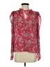 Cupcakes & Cashmere 100% Polyester Red 3/4 Sleeve Blouse Size S - photo 1