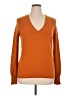 Burberry Brit 100% Cashmere Orange Cashmere Pullover Sweater Size XL - photo 1