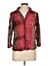 Adolfo 100% Polyester Burgundy 3/4 Sleeve Blouse Size L - photo 1