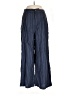 H By Halston 100% Linen Stripes Blue Linen Pants Size 10 - photo 1