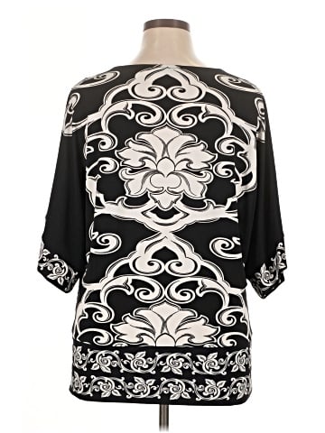 White House Black Market 3/4 Sleeve Blouse (view 2)