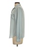 Ann Taylor LOFT 100% Polyester Solid Gray Long Sleeve Blouse Size XS - photo 5