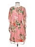 Express Outlet 100% Polyester Tropical Pink Casual Dress Size S - photo 1