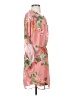 Express Outlet 100% Polyester Tropical Pink Casual Dress Size S - photo 4