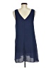 Forever 21 100% Polyester Solid Blue Casual Dress Size M - photo 2