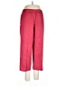 Tommy Bahama Solid Red Silk Pants Size 10 - photo 1