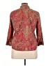 Chaps 100% Cotton Paisley Red 3/4 Sleeve Button-Down Shirt Size XL (petite) - photo 2