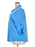 Just My Size Blue 3/4 Sleeve Button-Down Shirt Size 2X Plus - photo 5