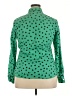 Orvis Polka Dots Green Long Sleeve Button-Down Shirt Size 18 - photo 2
