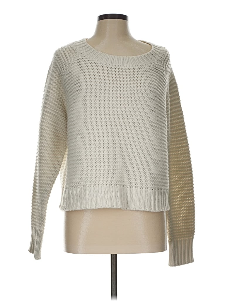 Pre-owned Aqua Pullover Sweater In Ivory