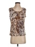 Caribe Brown Sleeveless Top Size S - photo 1
