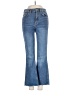 Zara Hearts Blue Jeans Size 4 - photo 1