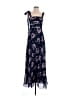 Lulus 100% Polyester Floral Blue Casual Dress Size M - photo 1