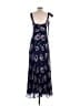 Lulus 100% Polyester Floral Blue Casual Dress Size M - photo 2