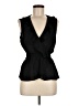Max Studio 100% Polyester Black Sleeveless Blouse Size M - photo 1