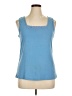 Liz & Me Blue Tank Top Size 1X - photo 1