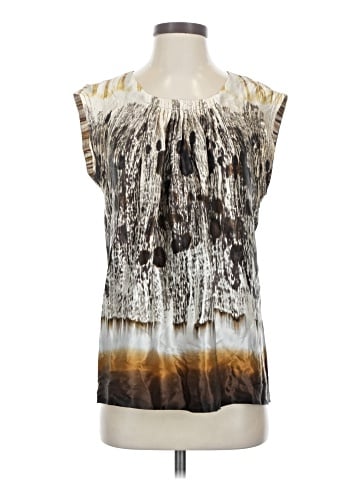PREMISE Sleeveless Silk Top (view 1)