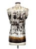 PREMISE 100% Silk Brown Sleeveless Silk Top Size M - photo 2
