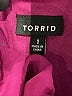 Torrid 100% Polyester Solid Purple Casual Dress Size 1X Plus (1) - photo 7